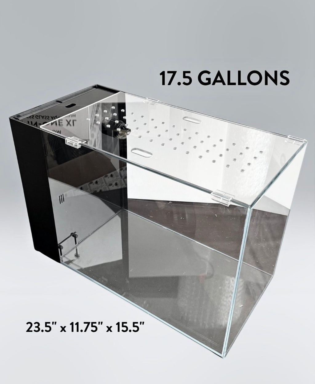 17 Gallon Rimless Glass All-in-One Aquarium